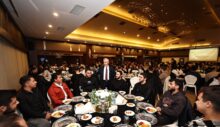 BAŞKAN TAHMAZOĞLU ŞAHİNBEYLİ ÖĞRENCİLERLE ELAZIĞ’DA BULUŞTU
