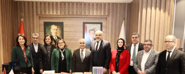 BAŞKAN ŞAHİN’DEN REKTÖR DOĞAN’A HAYIRLI OLSUN ZİYARETİ
